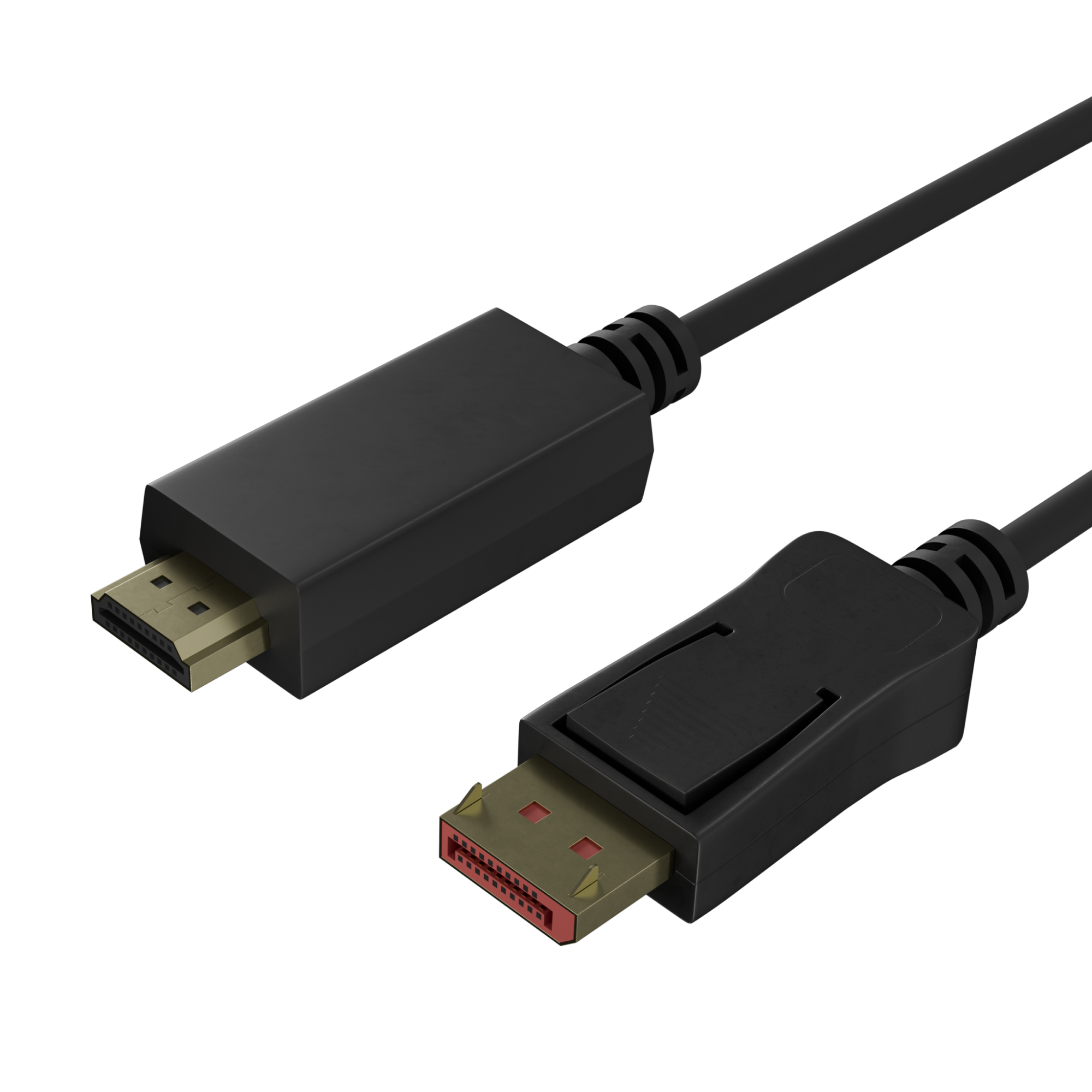 Displayport 1.4 auf HDMI 2.0 Kabel, 4K60Hz, schwarz 5,00m KB10-7105502