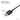 Flexline®-USB-A-Stecker auf USB-B Micro Stecker