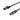 Flexline®-Patchkabel CAT 8.1 U/FTP PIMF, flach hochflexibel schwarz  0,25m   KAFL31-4300501