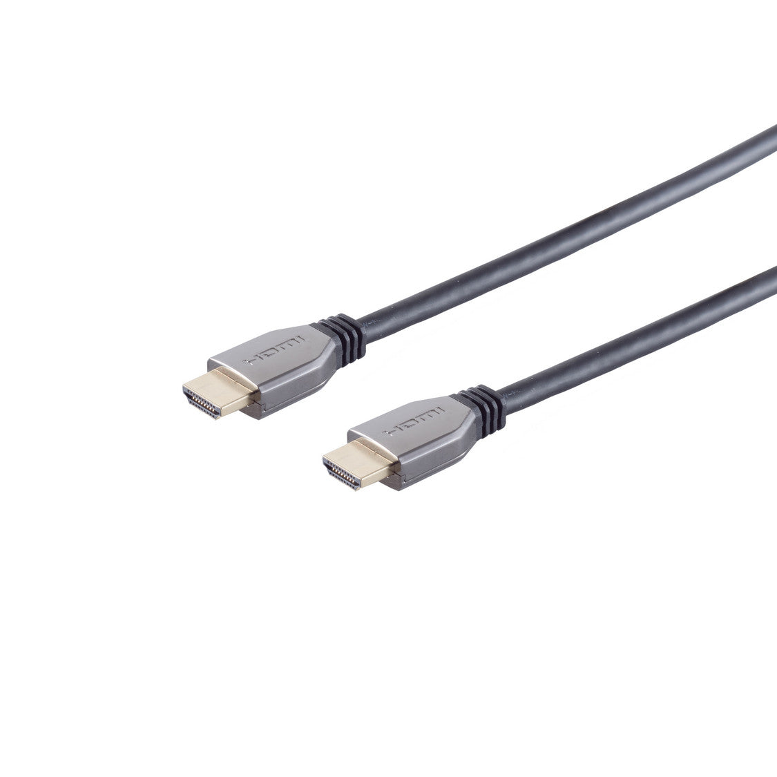 Ultra HDMI Kabel, 10K, Metall, schwarz  1,00m   KB10-4102502