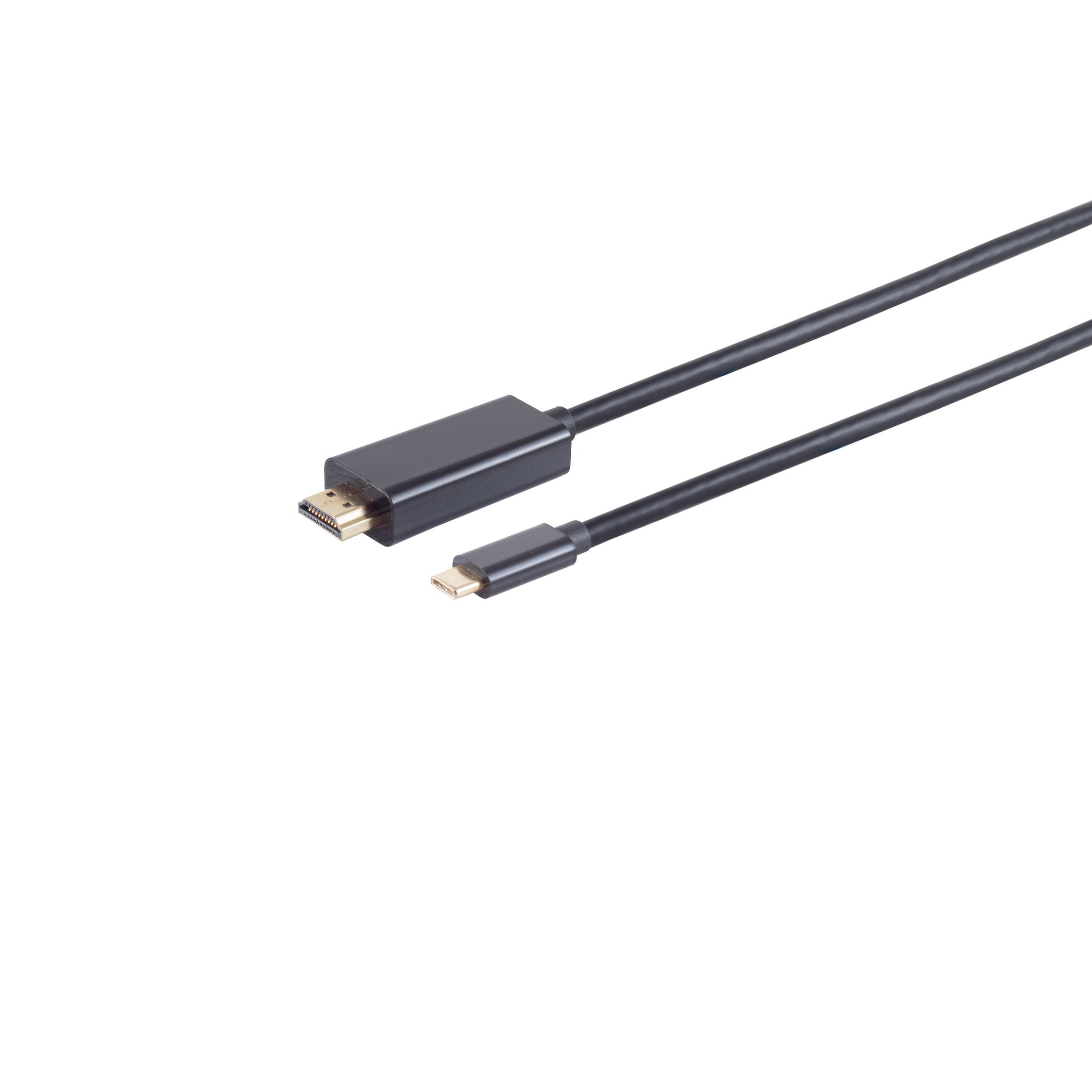 HDMI A auf USB-C 3.1 Kabel, 4K@60Hz, Vergoldete Kontakte     