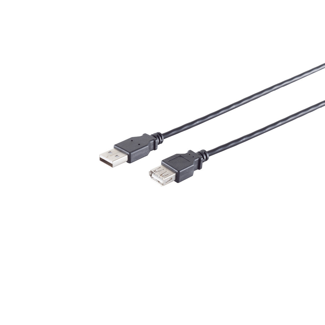 USB High Speed 2.0 Verlängerung, A/A Buchse, USB 2.0, schwarz
