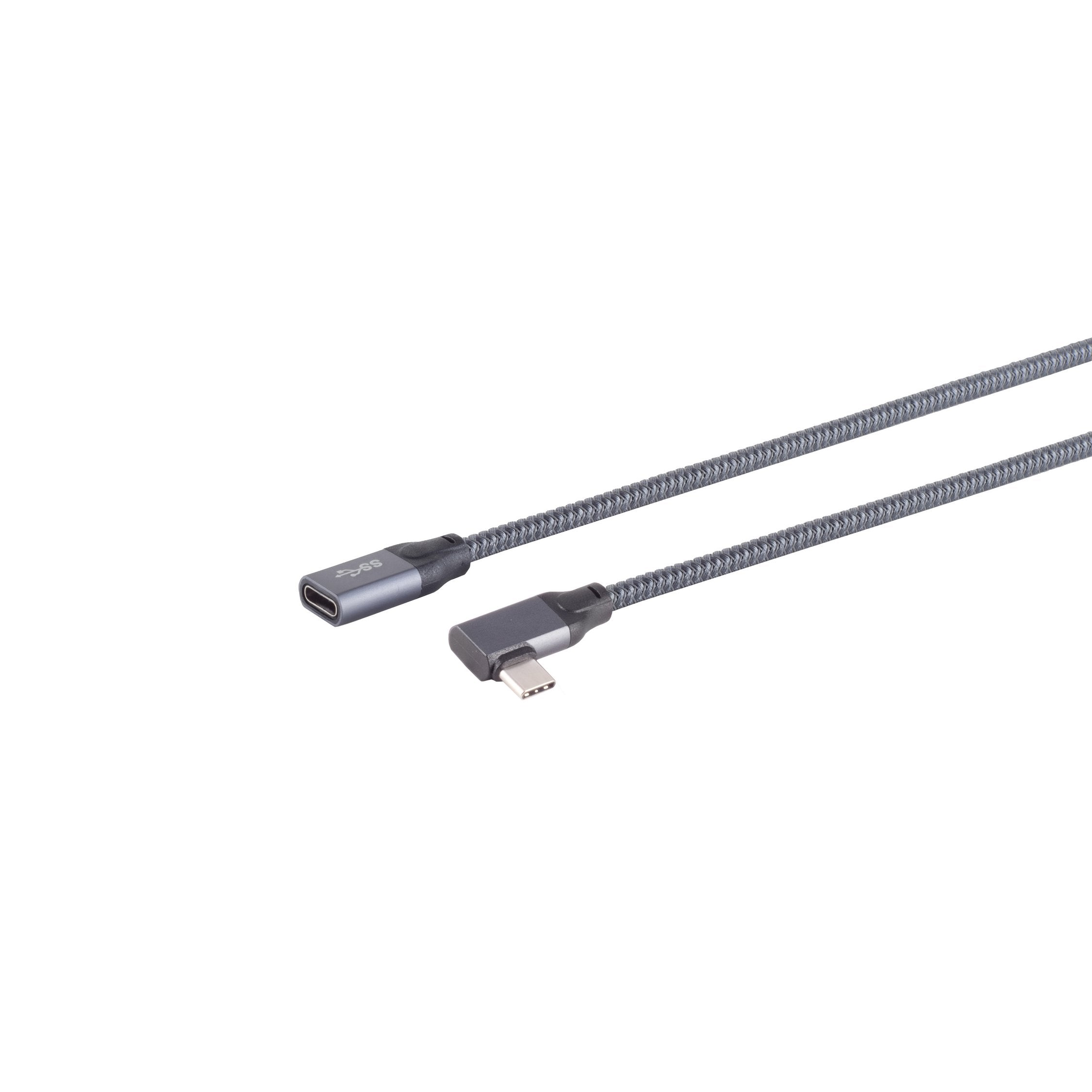 USB-C® Verlängerungskabel, 3.2, 90°, Pro