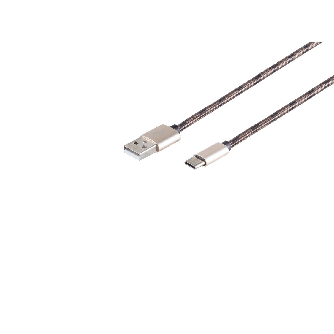 USB Ladekabel, USB-A-Stecker auf USB Typ C Stecker, Nylon