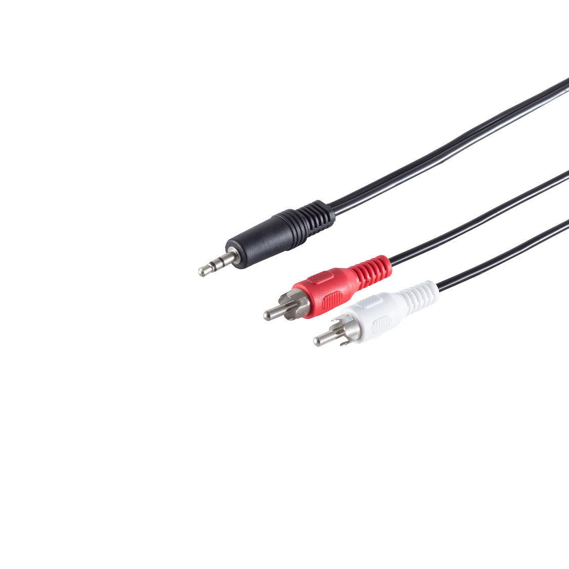 Stereo-Klinken- auf Cinch-Kabel, 3,5mm zu 2x Cinch