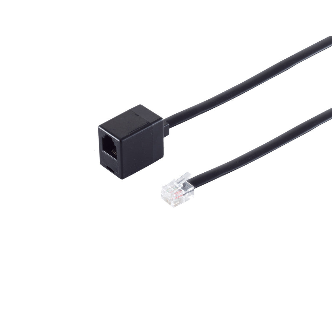 Philex Telefon-Verlängerungskabel – 3 M, Mit BT-Stecker & Buchse, Weiß, Breitbandtauglich