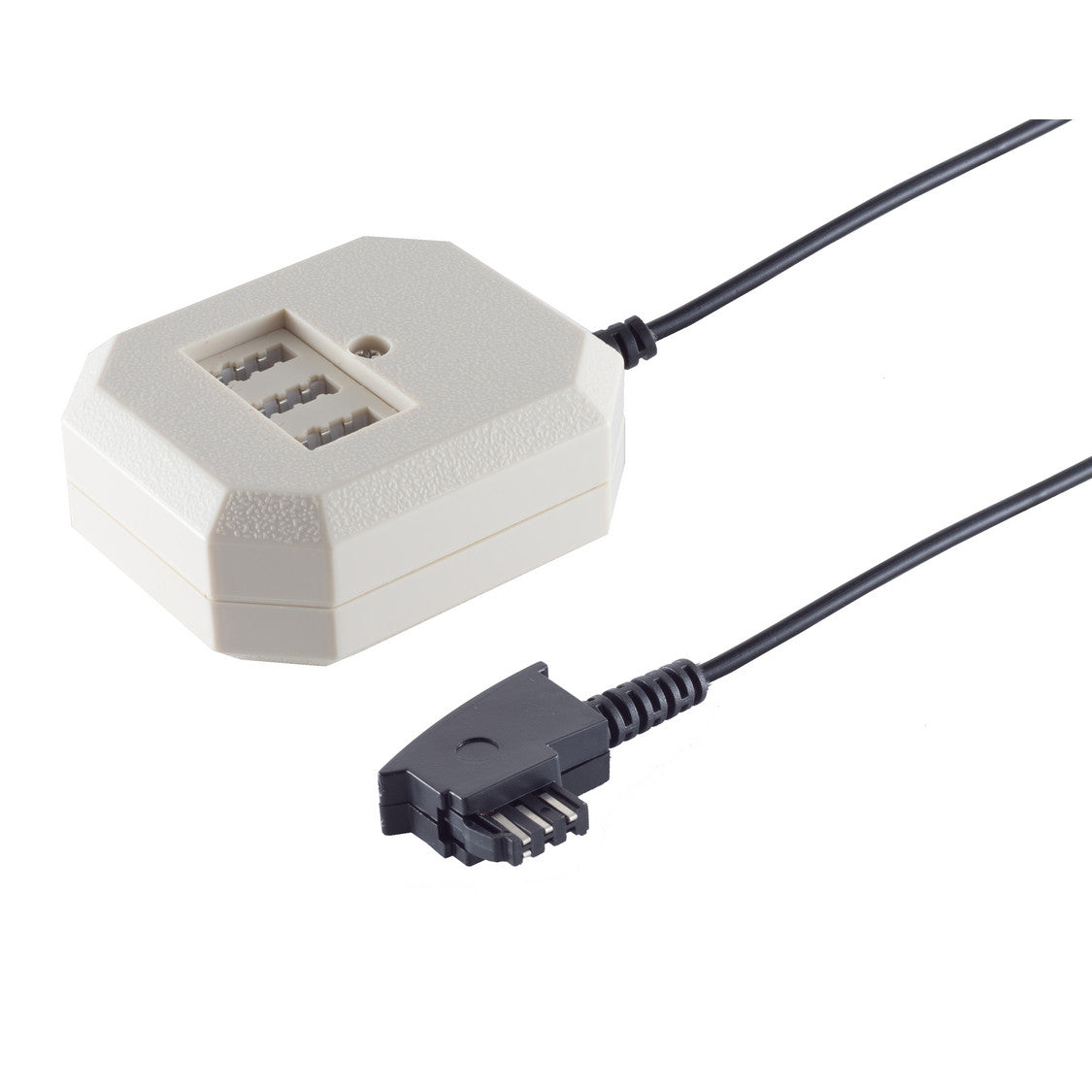 TAE F-Stecker auf TAE-Kupplung NFF und Western-Buchse 0,20m KB71015-02