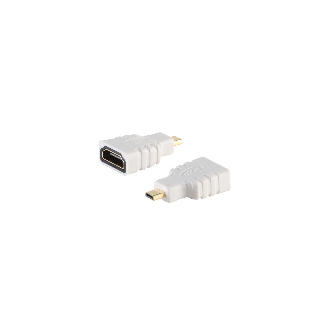 Adapter HDMI-A Buchse / HDMI-D Stecker micro weiß