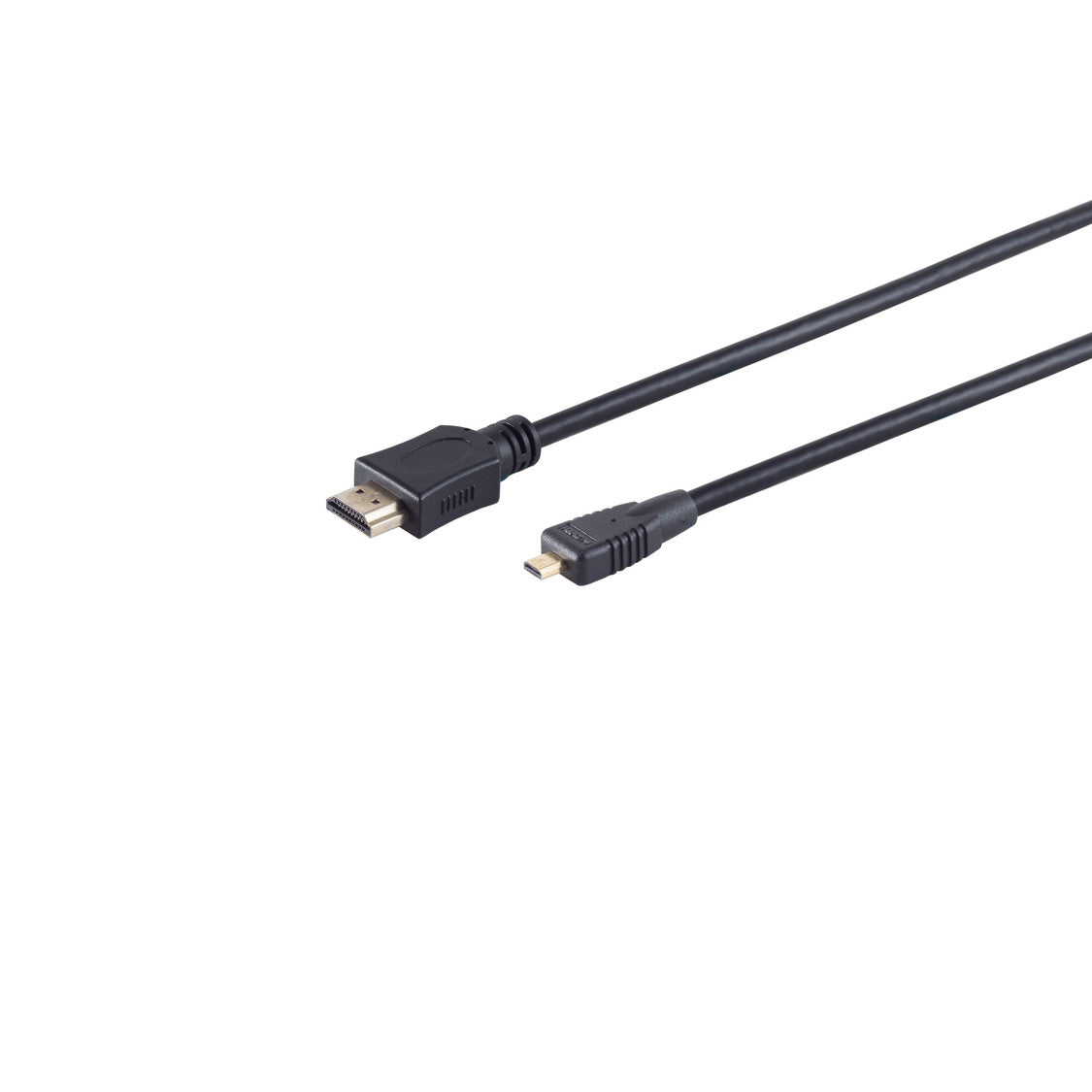 HDMI A-Stecker auf HDMI D-Stecker (micro), vergoldete Kontakte, ULTRA HD, 3D, HEAC  3,00m   KB77473-302