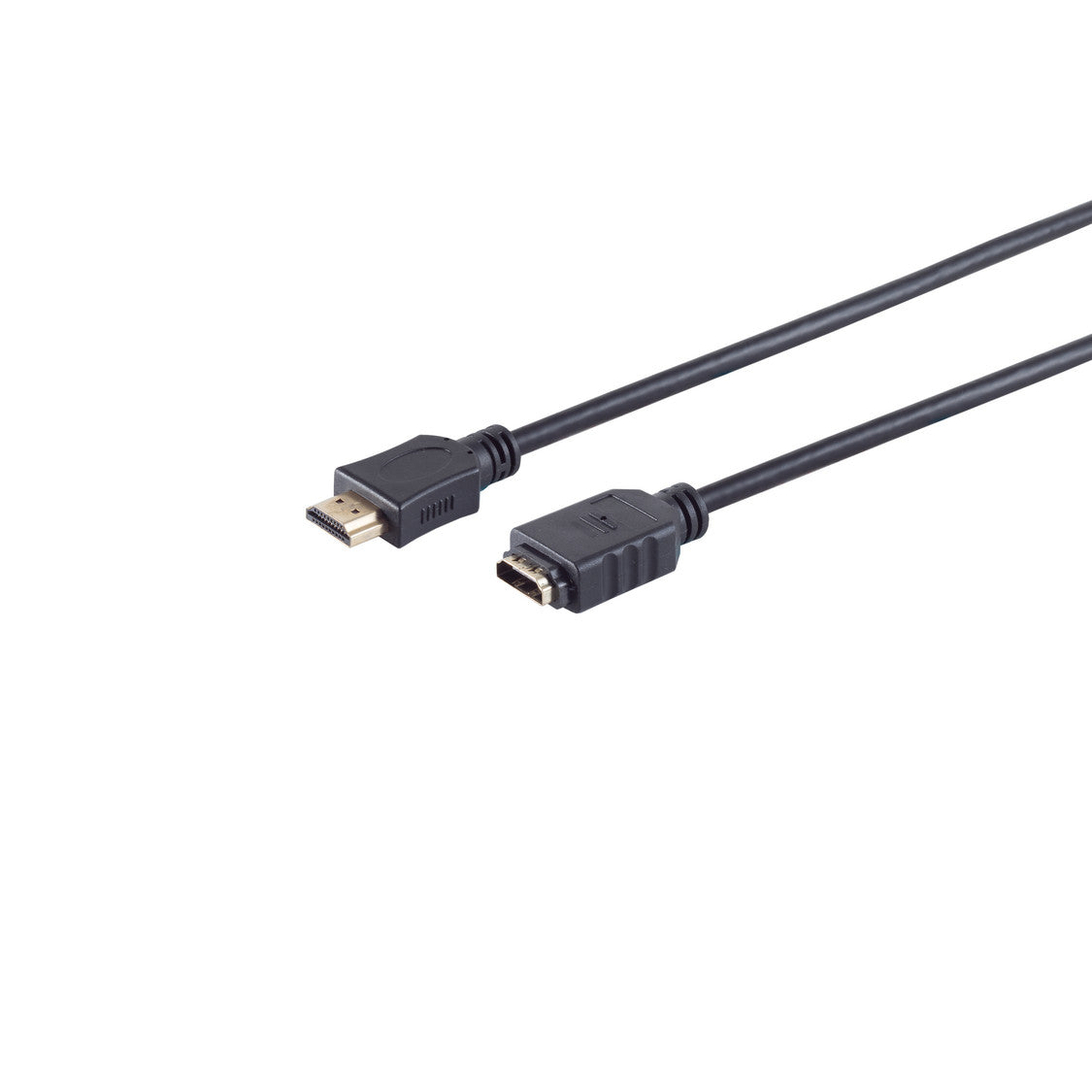 HDMI Stecker (A) auf HDMI Kupplung (A), vergoldete Kontakte, ULTRA HD, 3D, HEAC  3,00m   KB77479-3.002