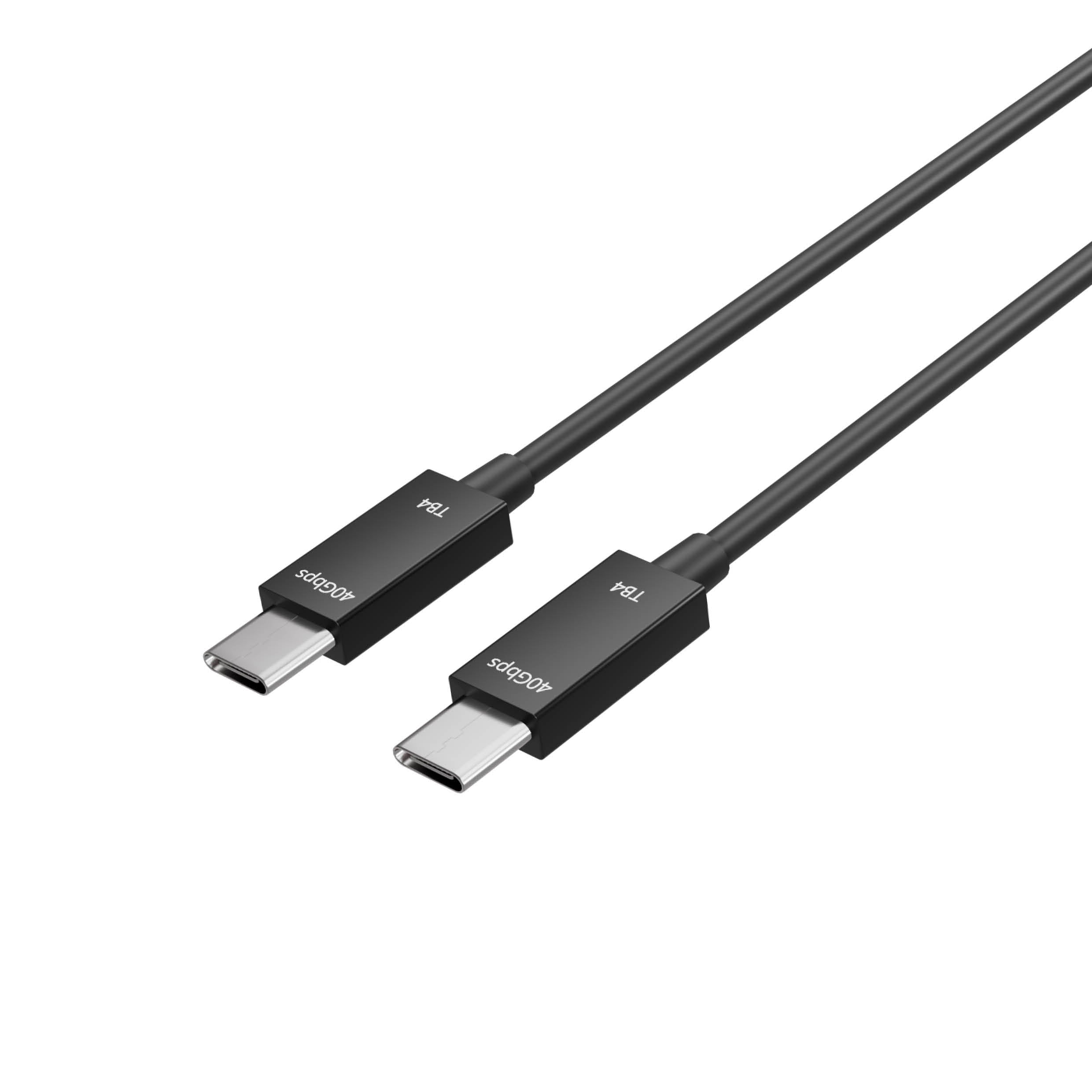 Flexline® -USB-C Verbindungskabel, Typ-C Stecker auf Typ-C Stecker, TB4